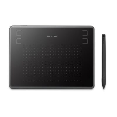 HUION pen tablet H430P, 4.8 x 3, battery-free pen, 4 πλήκτρα, μαύρο